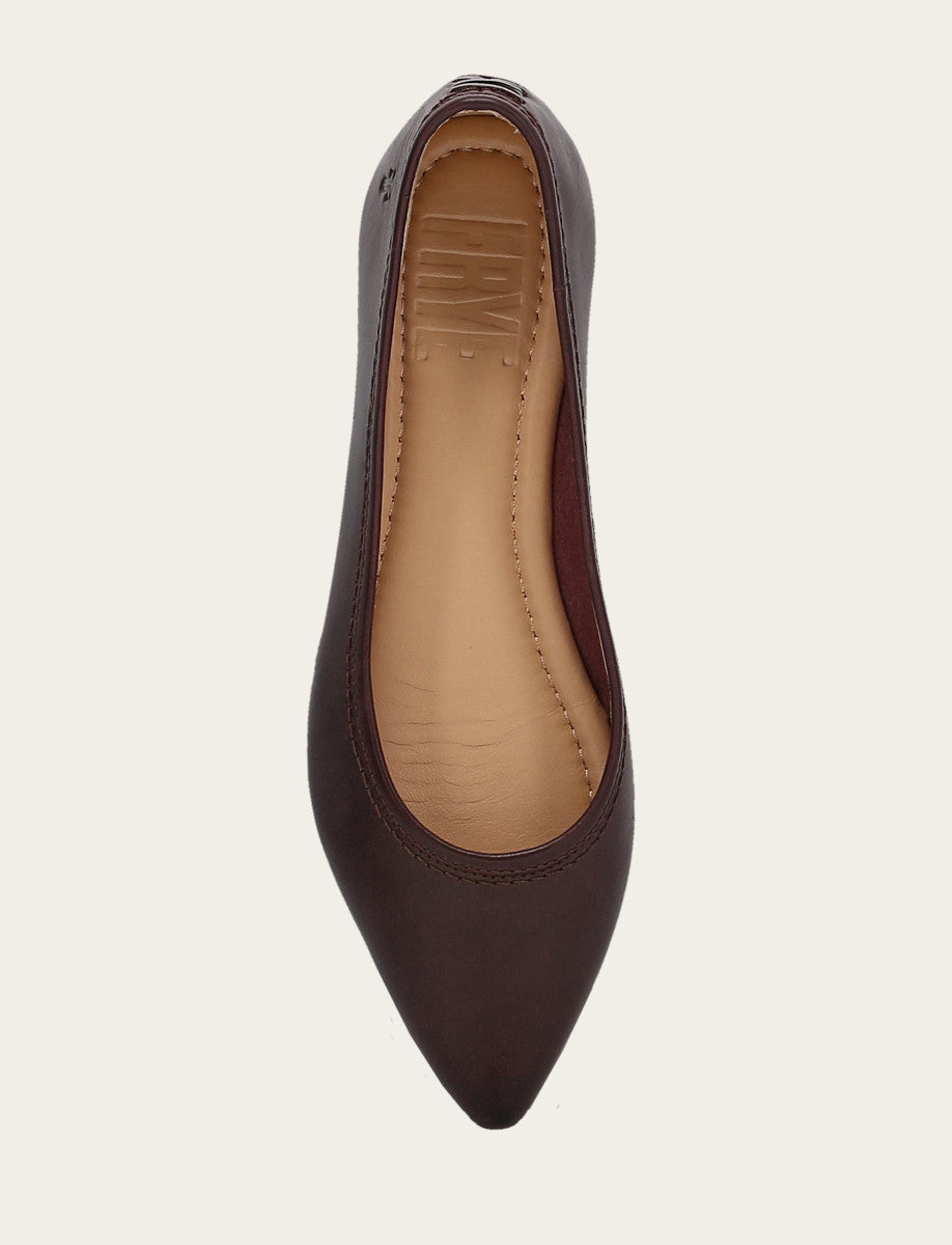 Cherry Lacquer Flats & Mules Frye Women's Cherry Lacquer Heather Ballet Shoe