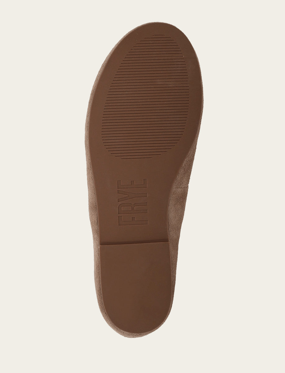 Dark Taupe Flats & Mules Frye Women's Dark Taupe Emma Elastic Mary Jane Shoe