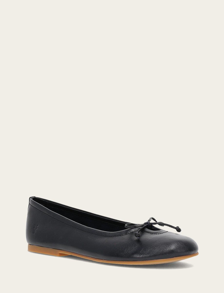Black Flats & Mules Frye Women's Black Emma Ballet Flats