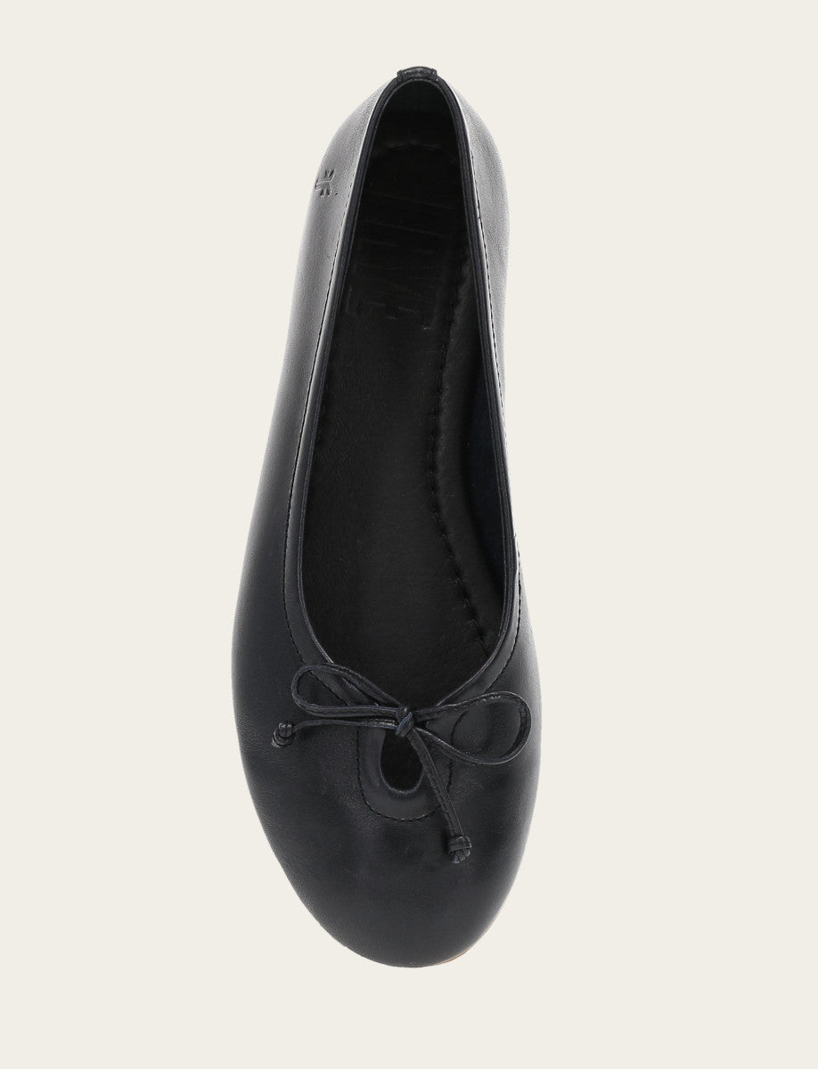 Black Flats & Mules Frye Women's Black Emma Ballet Flats