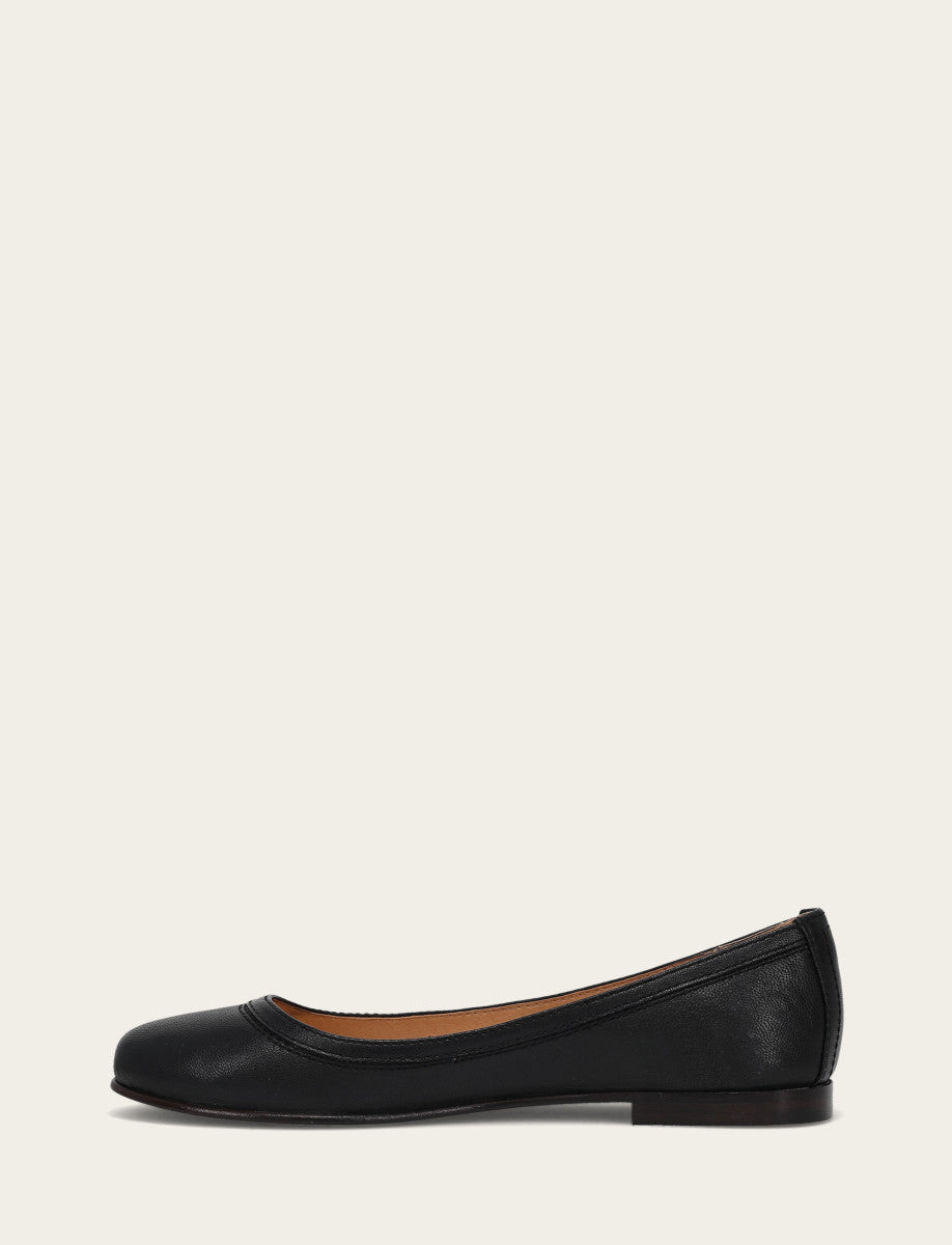 Black Flats & Mules Frye Women's Black Carson Ballet Flats