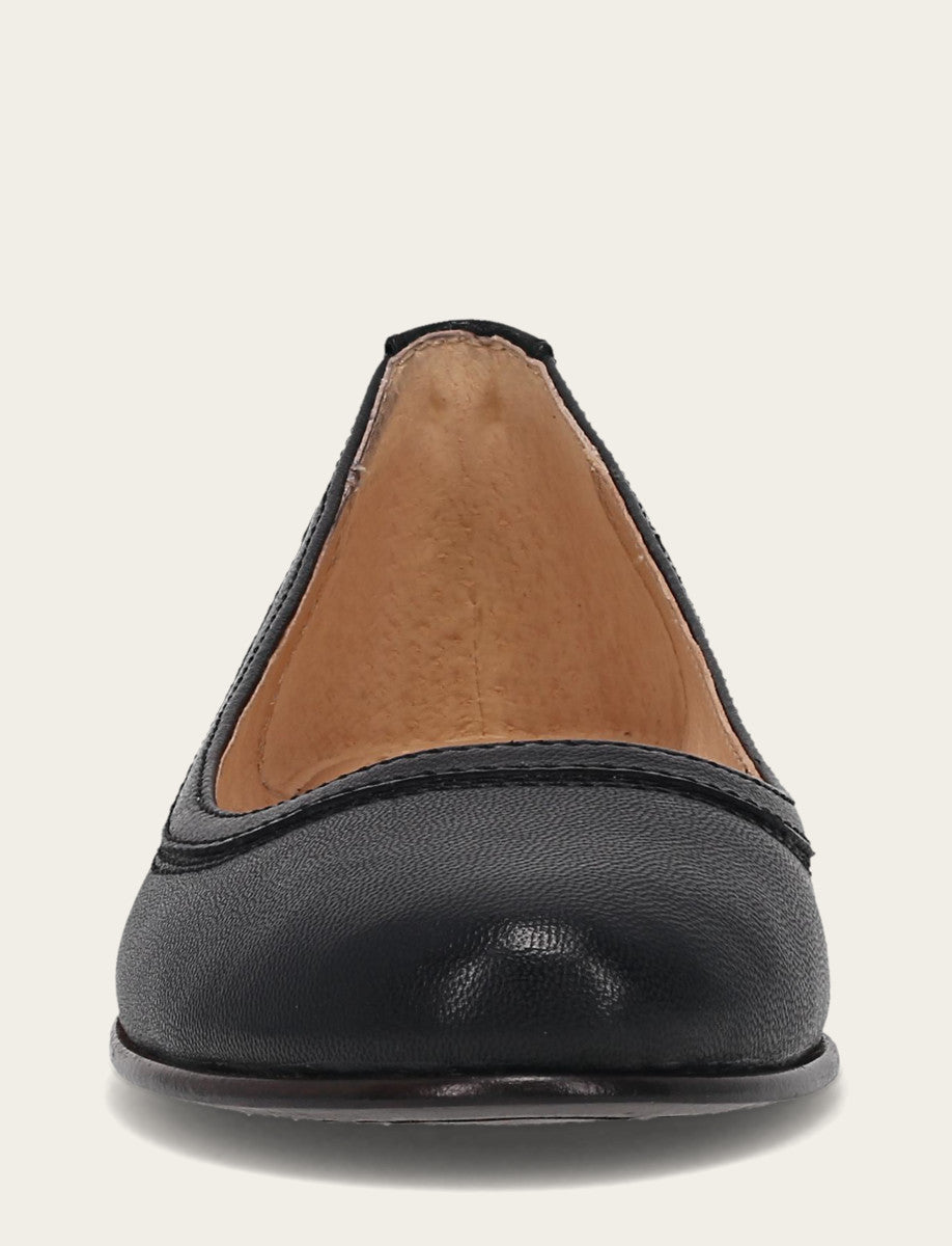 Black Flats & Mules Frye Women's Black Carson Ballet Flats