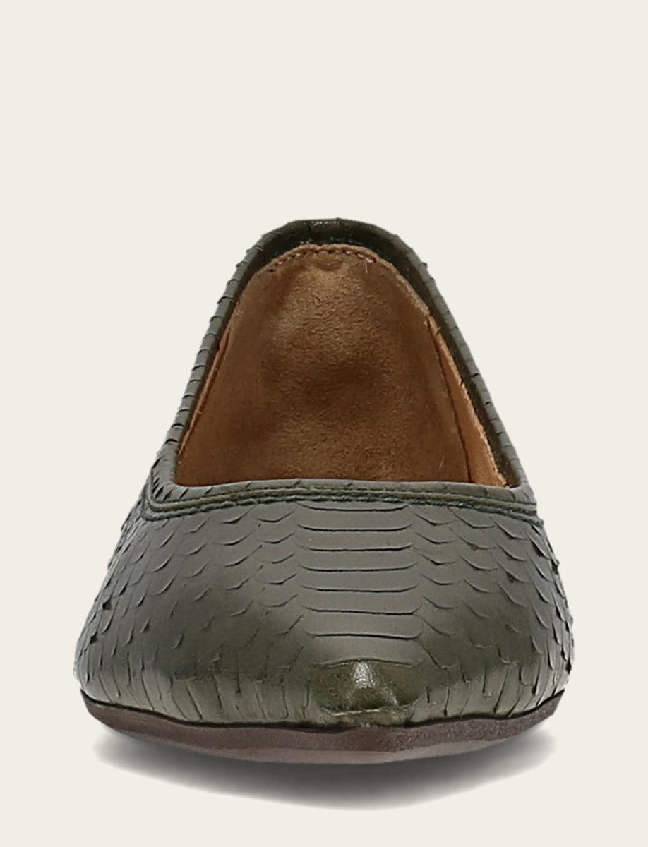 Dark Olive Flats & Mules Frye Women's Dark Olive Heather Ballet Shoe