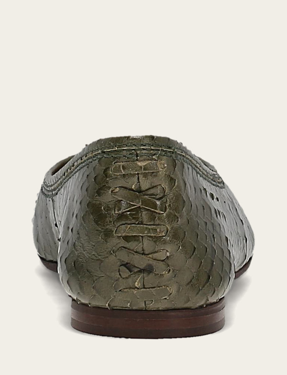 Dark Olive Flats & Mules Frye Women's Dark Olive Heather Ballet Shoe