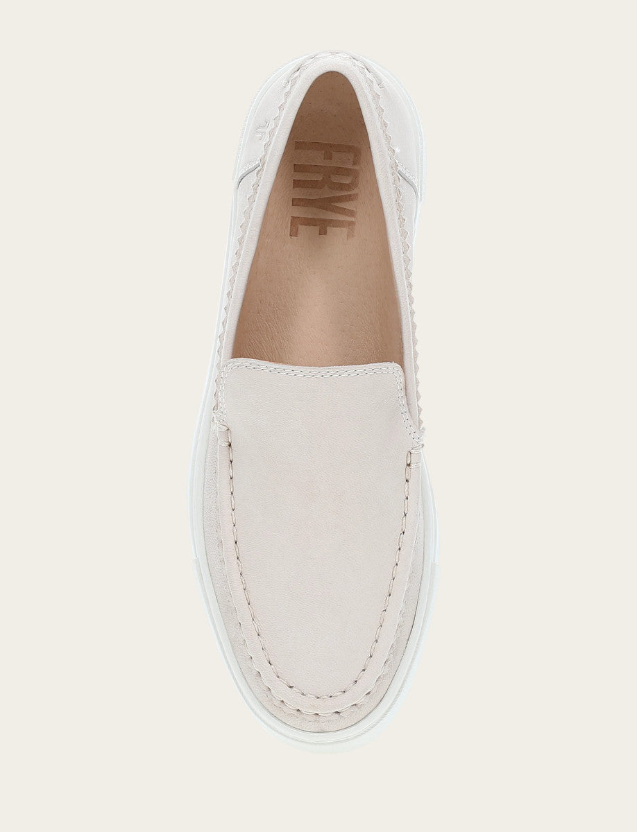 Ivory Flats & Mules Frye Women's Ivory Ivy Venetian Loafers