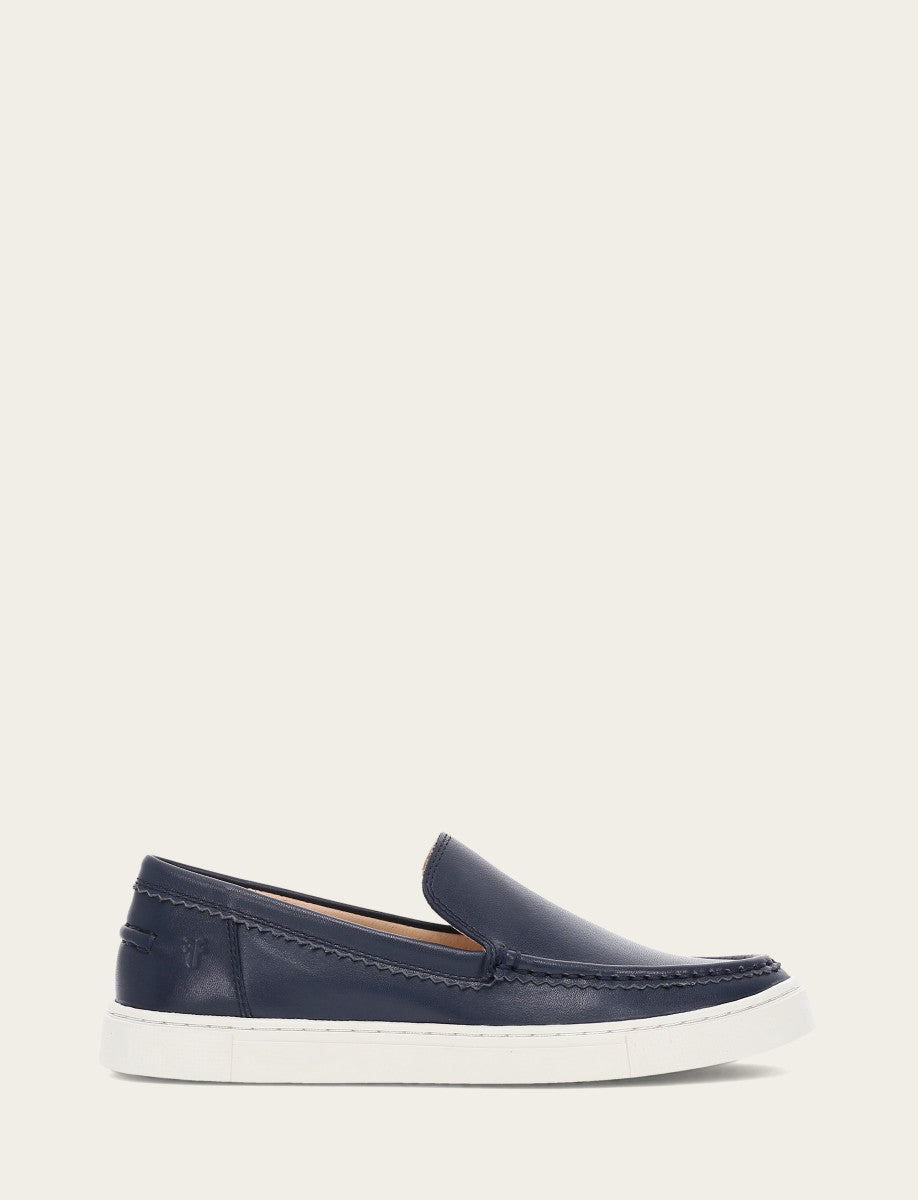 Navy Flats & Mules Frye Women's Navy Ivy Venetian Loafers