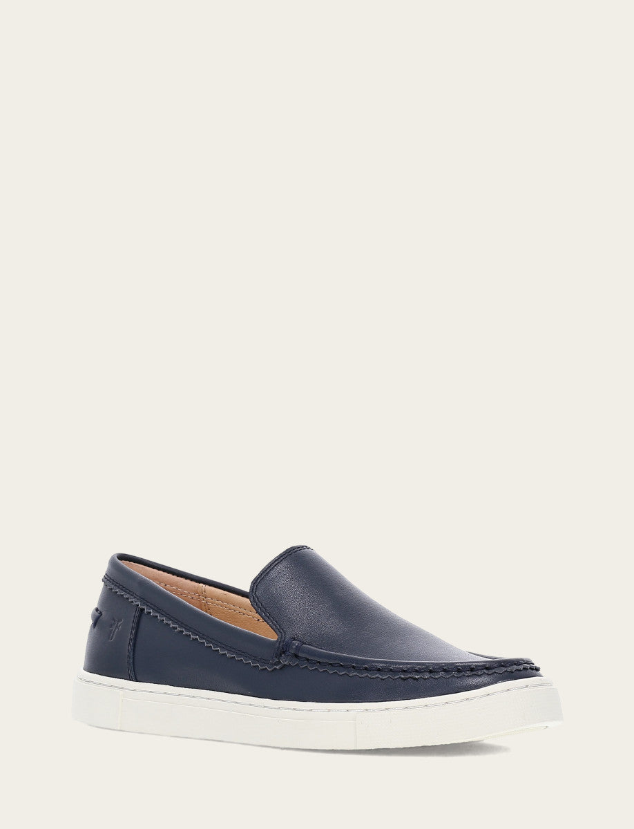Navy Flats & Mules Frye Women's Navy Ivy Venetian Loafers