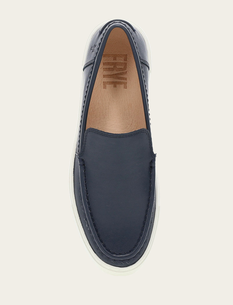 Navy Flats & Mules Frye Women's Navy Ivy Venetian Loafers