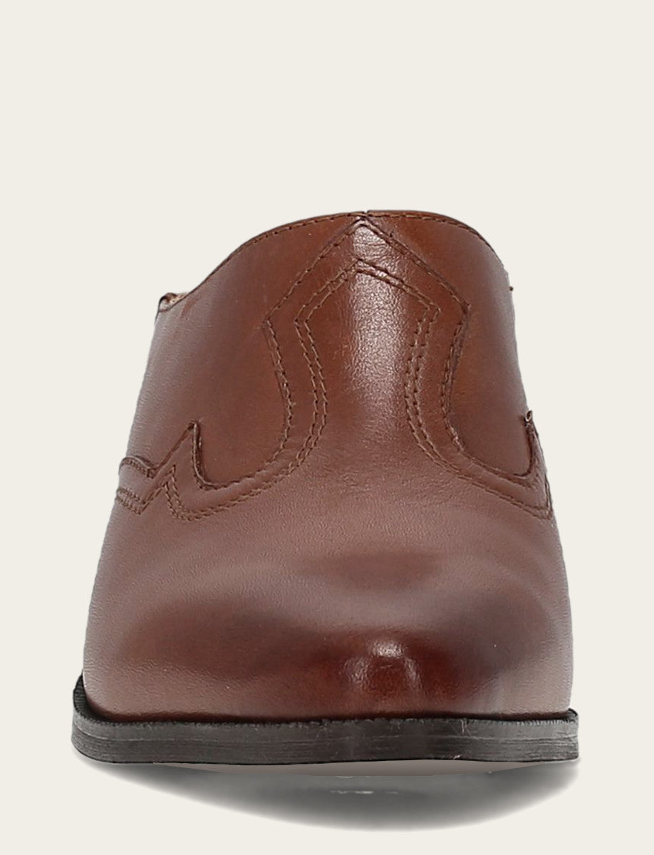 Brown Flats & Mules Frye Women's Brown Luna Mule