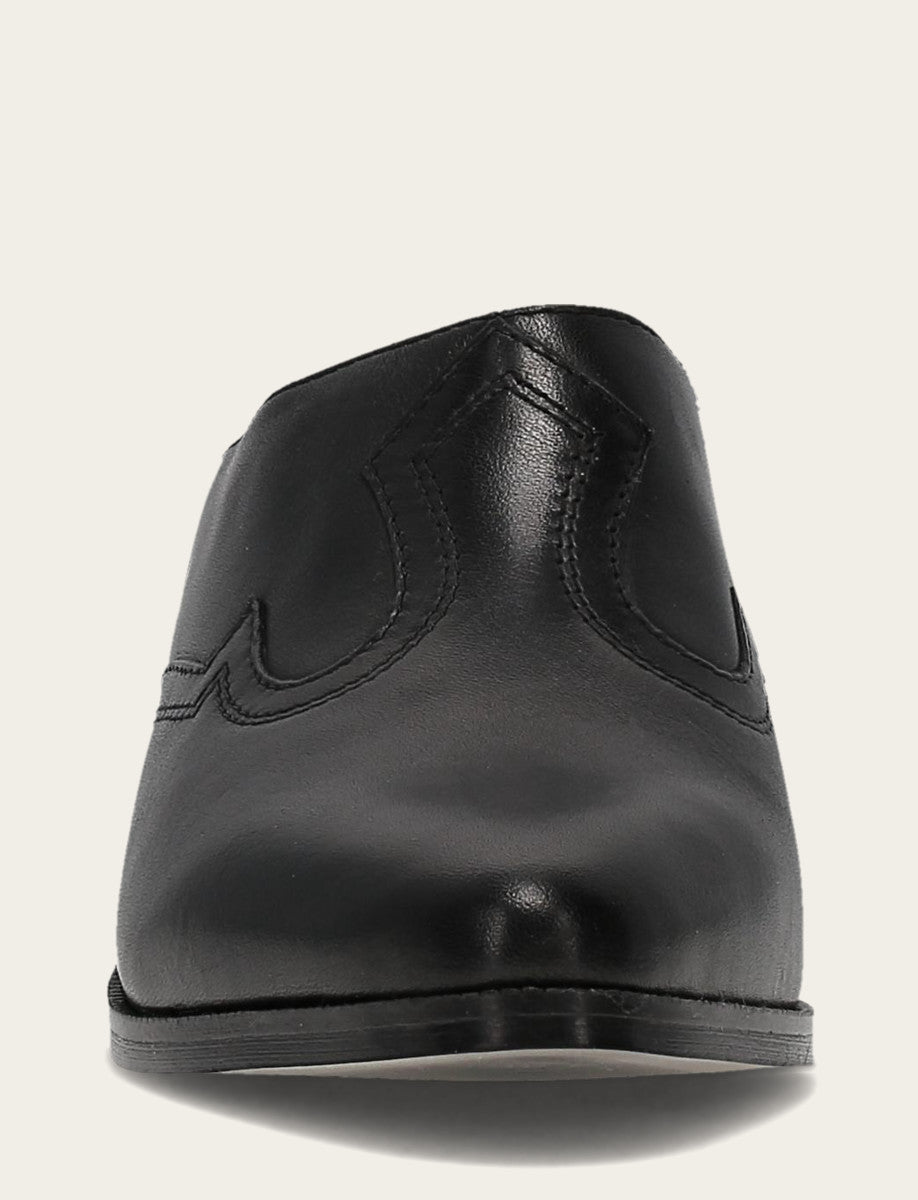 Black Flats & Mules Frye Women's Black Luna Mule