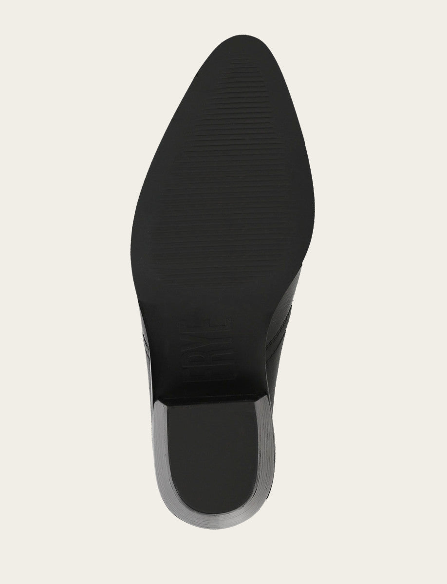 Black Flats & Mules Frye Women's Black Luna Mule