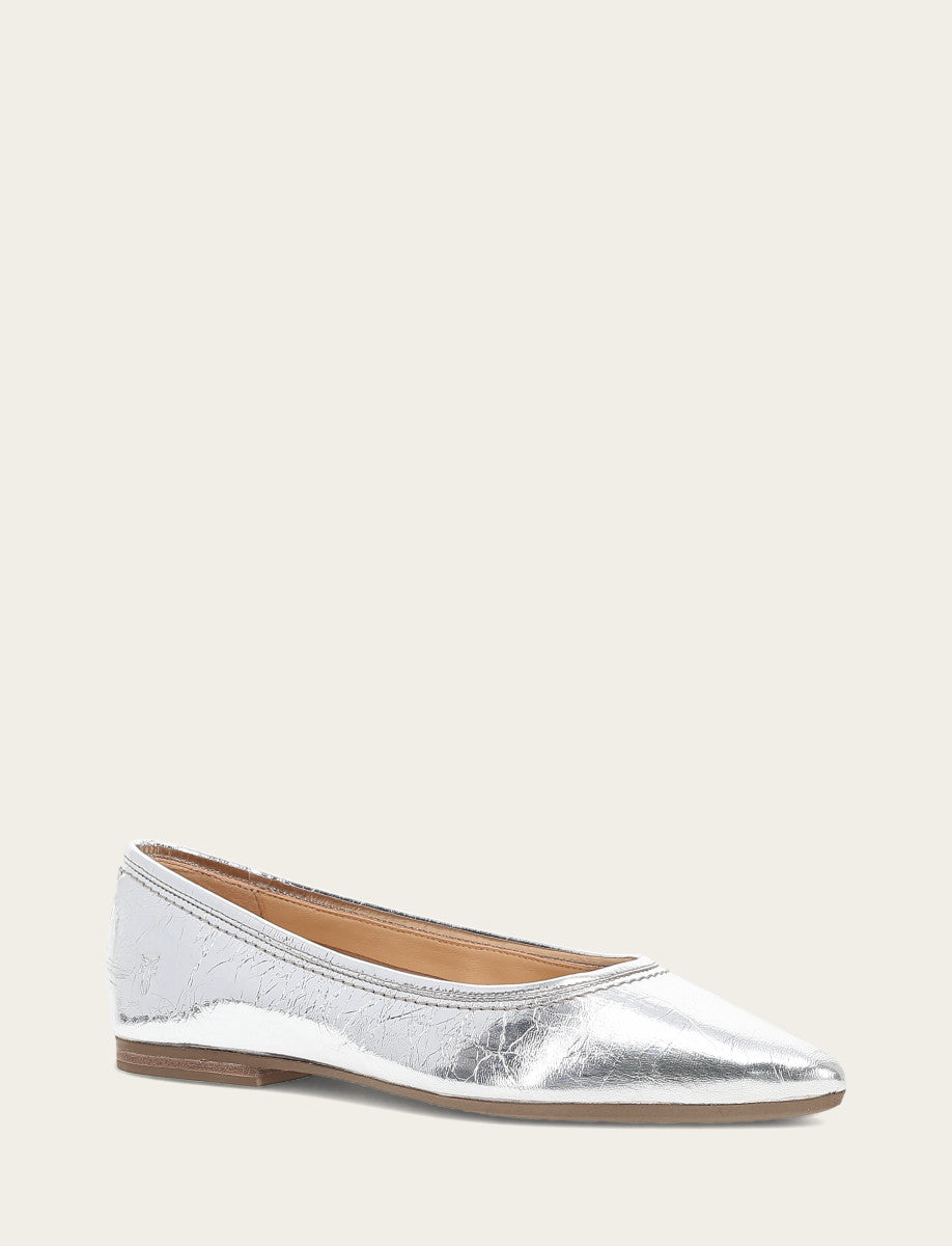 Silver Flats & Mules Frye Women's Silver Heather Ballet Flats