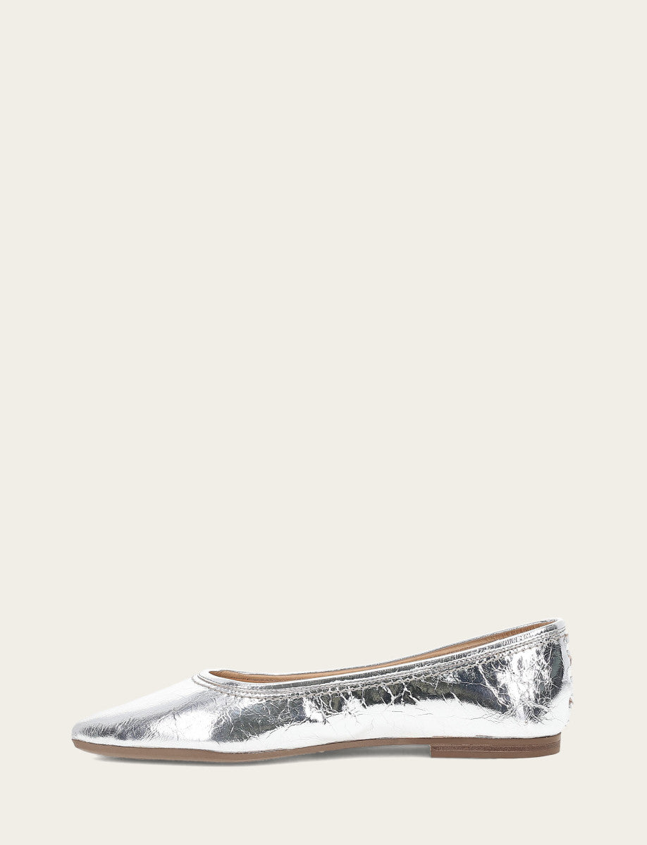 Silver Flats & Mules Frye Women's Silver Heather Ballet Flats