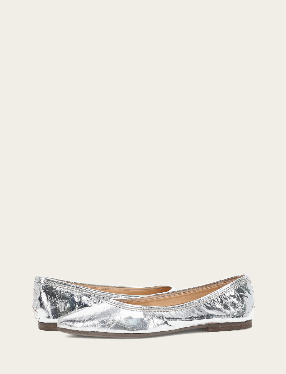 Silver Flats & Mules Frye Women's Silver Heather Ballet Flats