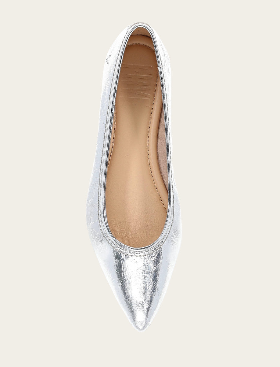 Silver Flats & Mules Frye Women's Silver Heather Ballet Flats