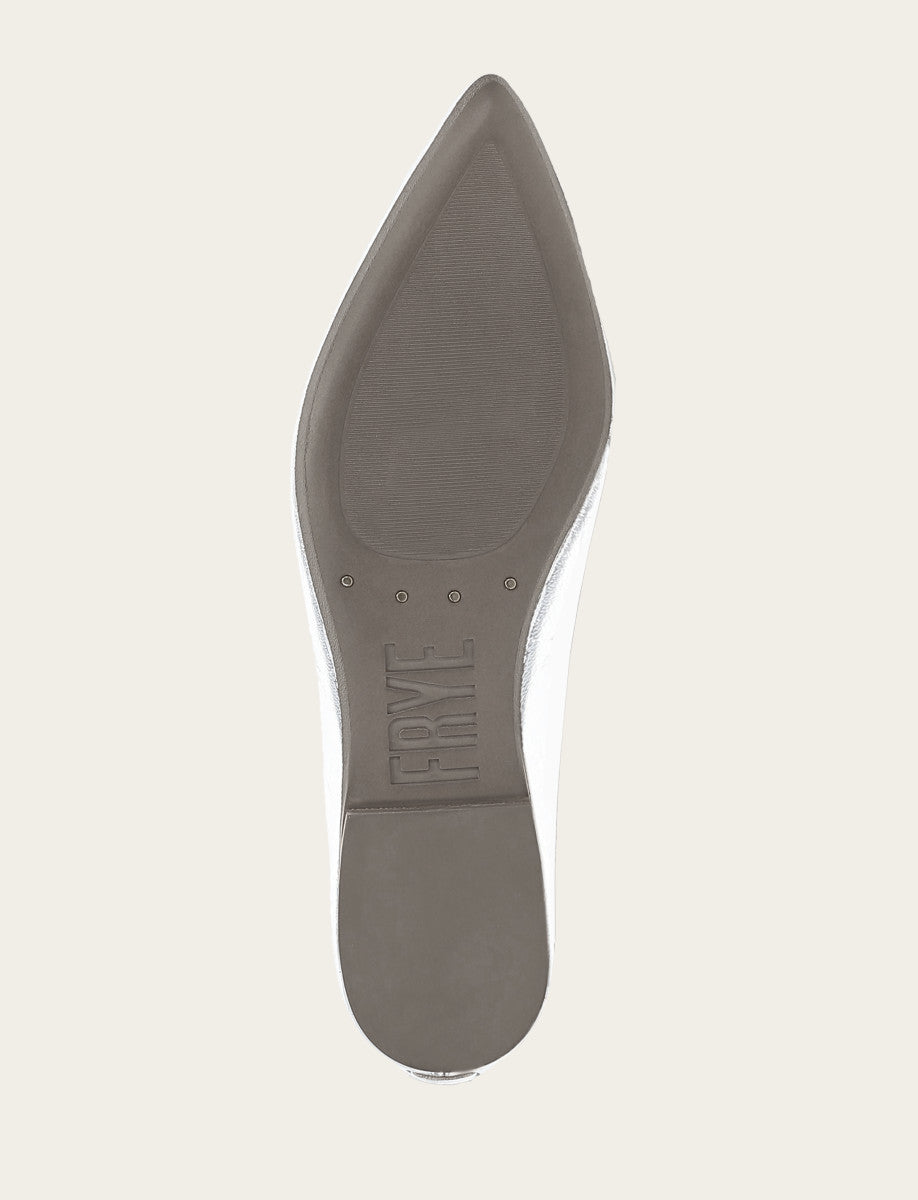 Silver Flats & Mules Frye Women's Silver Heather Ballet Flats