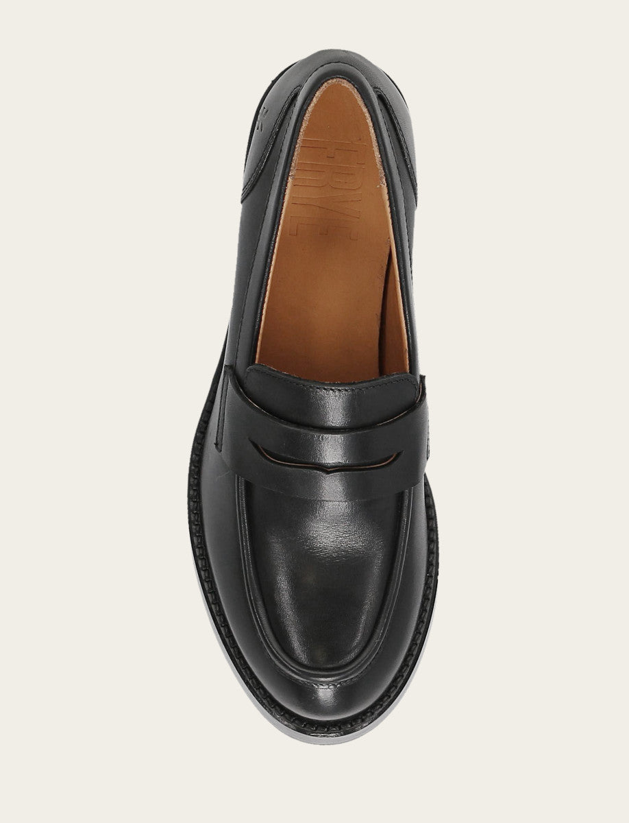 Black Flats & Mules Frye Women's Black Rylee Loafer