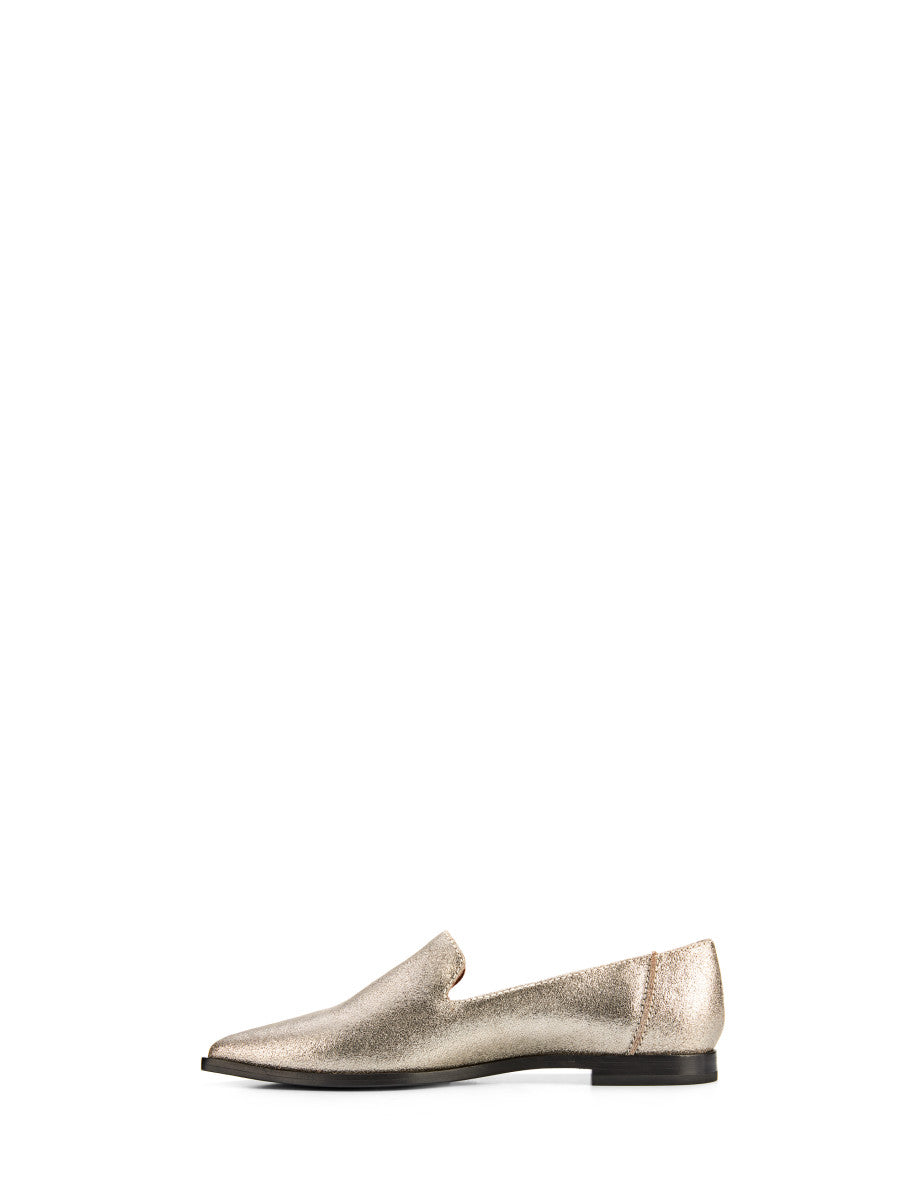 Pewter Flats & Mules Frye Women's Pewter Kenzie Venetian Loafers