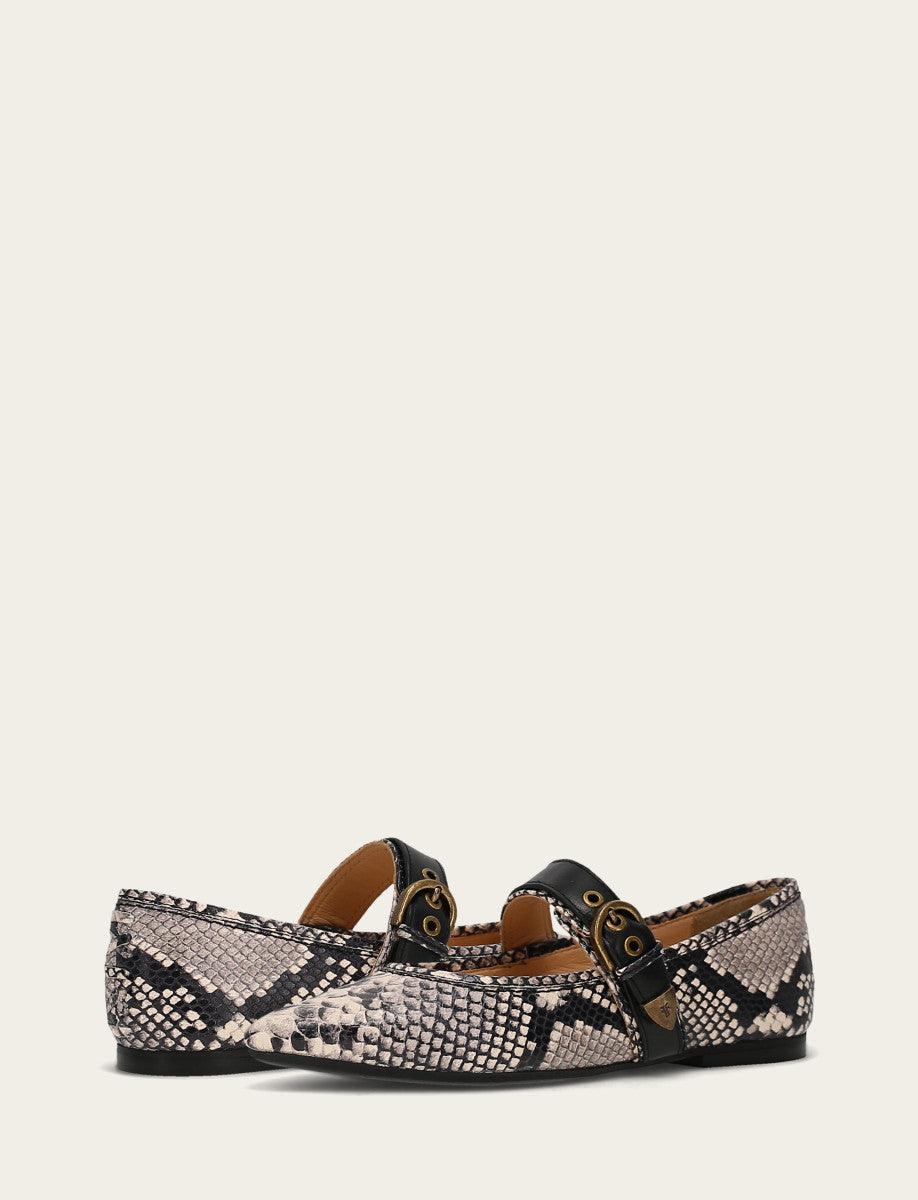 Ecmu Flats & Mules Frye Women's Ecmu Heather Buckle Mary Jane Shoe