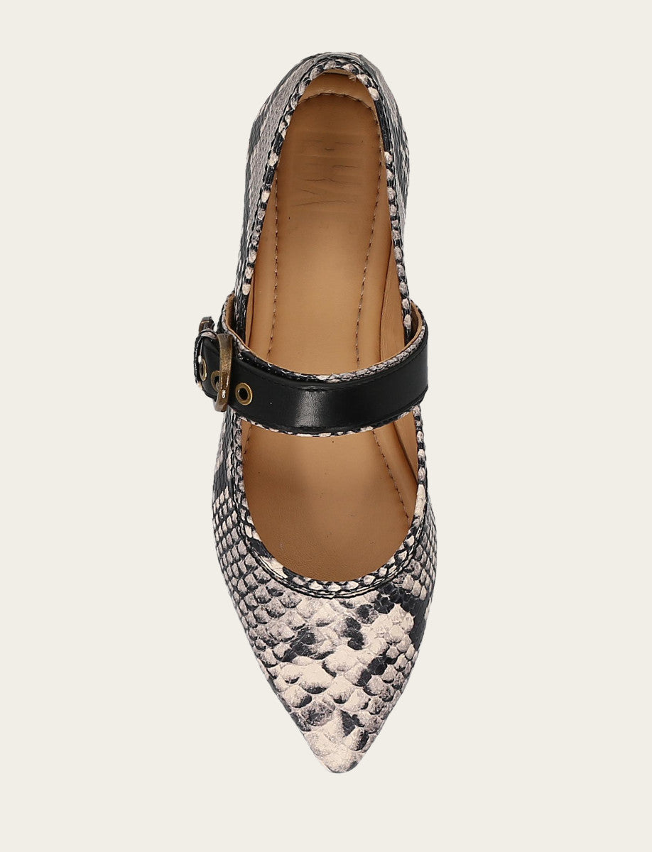 Ecmu Flats & Mules Frye Women's Ecmu Heather Buckle Mary Jane Shoe