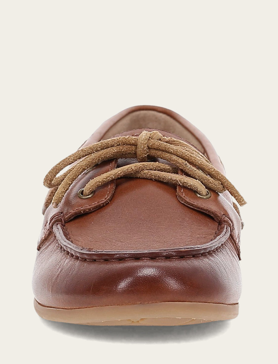 Cinnamon Flats & Mules Frye Women's Cinnamon Naya Boat Shoes