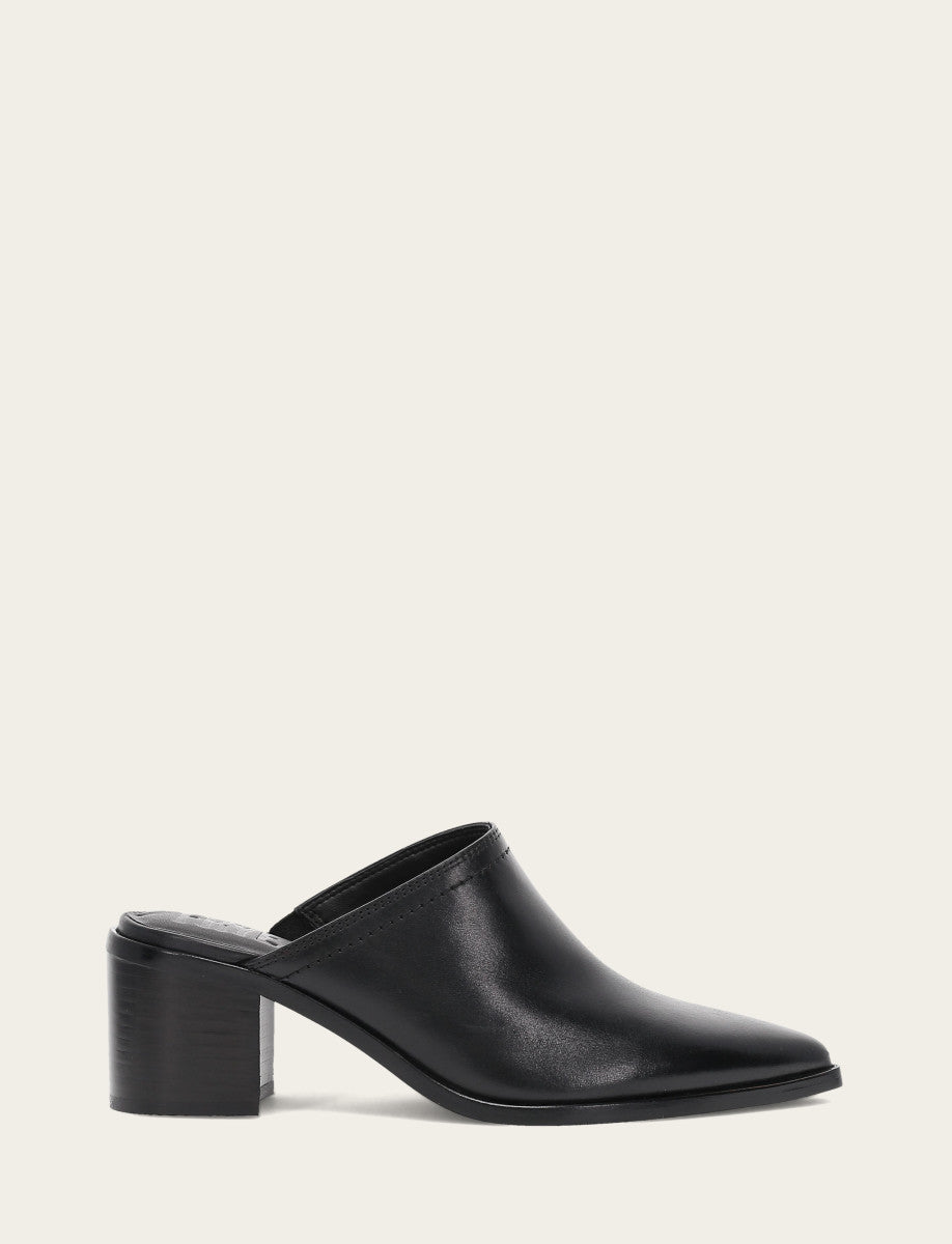 Black Flats & Mules Frye Women's Black Sadie Mules