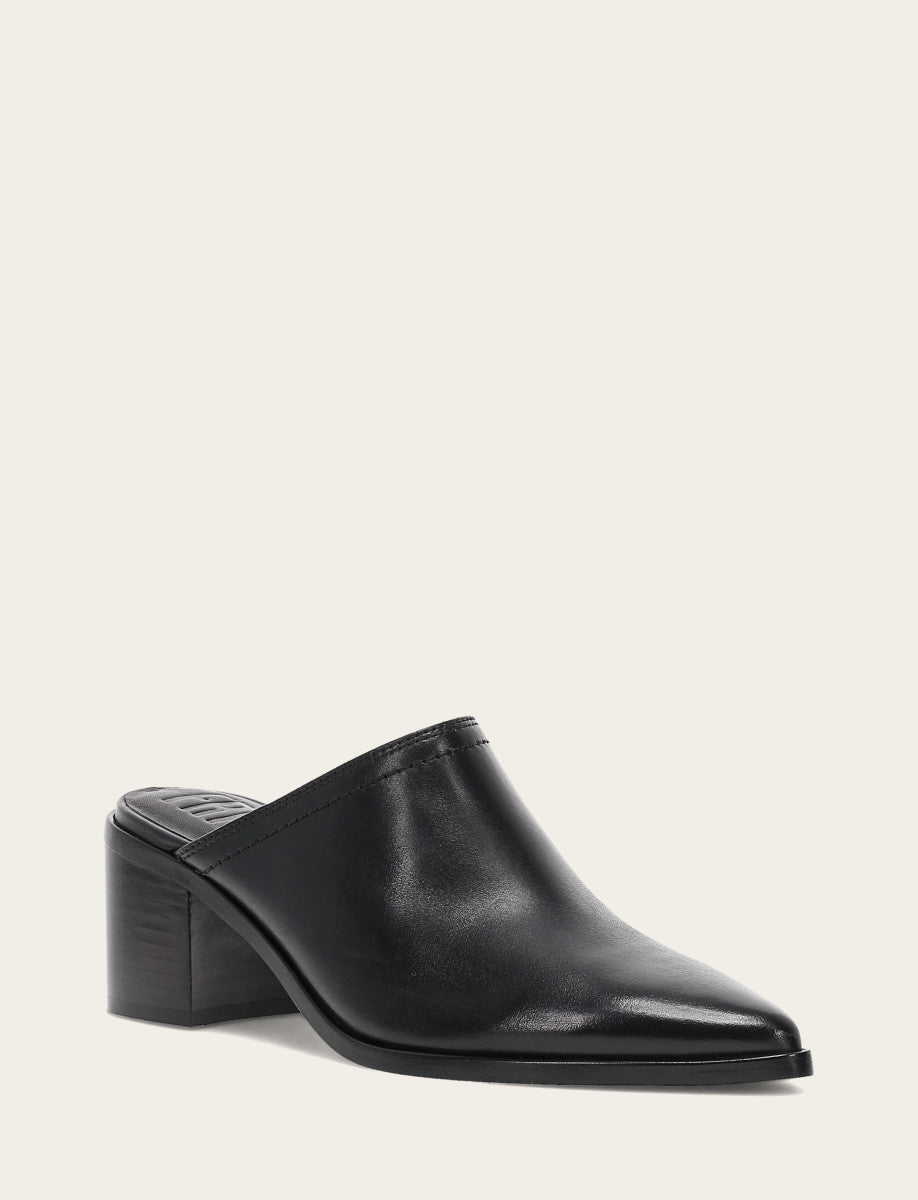 Black Flats & Mules Frye Women's Black Sadie Mules