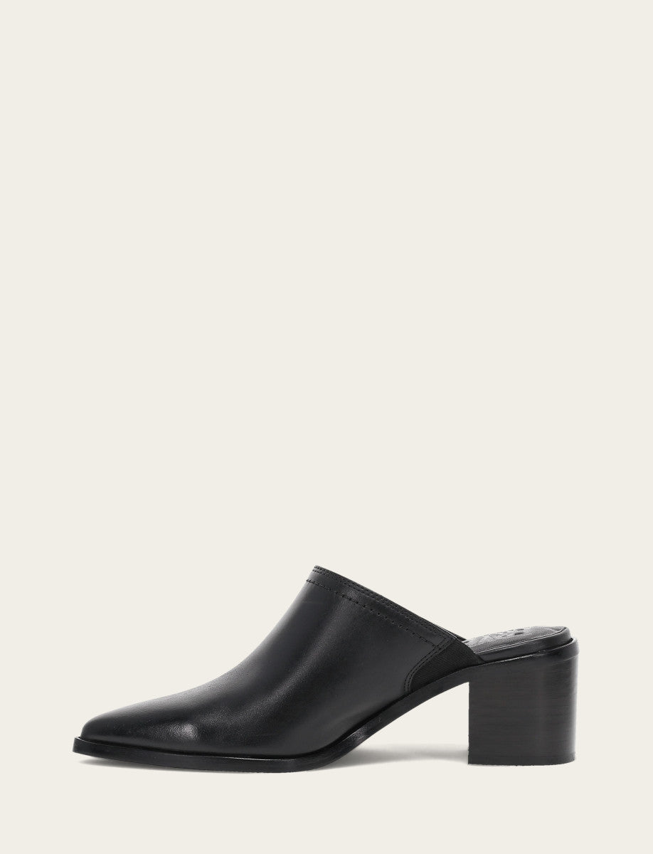 Black Flats & Mules Frye Women's Black Sadie Mules