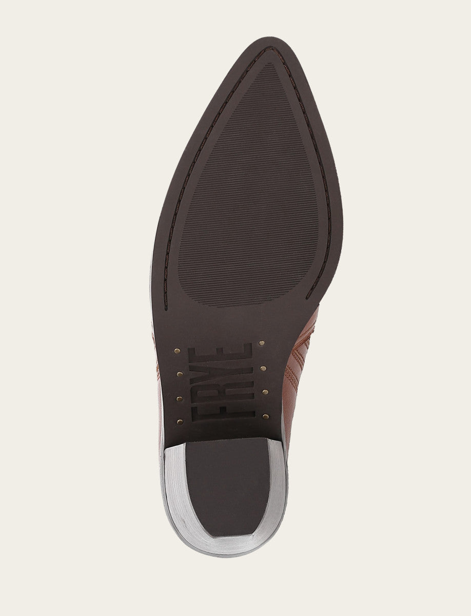 Cinnamon Flats & Mules Frye Women's Cinnamon Sara Western Mules