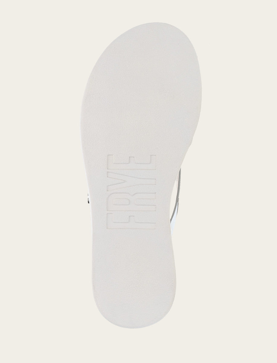 Silver Sandals Frye Women's Silver Maya Buckle Thong Sandals