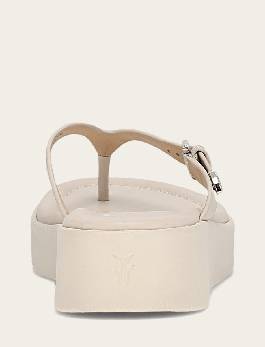 Ivory Sandals Frye Women's Ivory Maya Buckle Thong Sandals