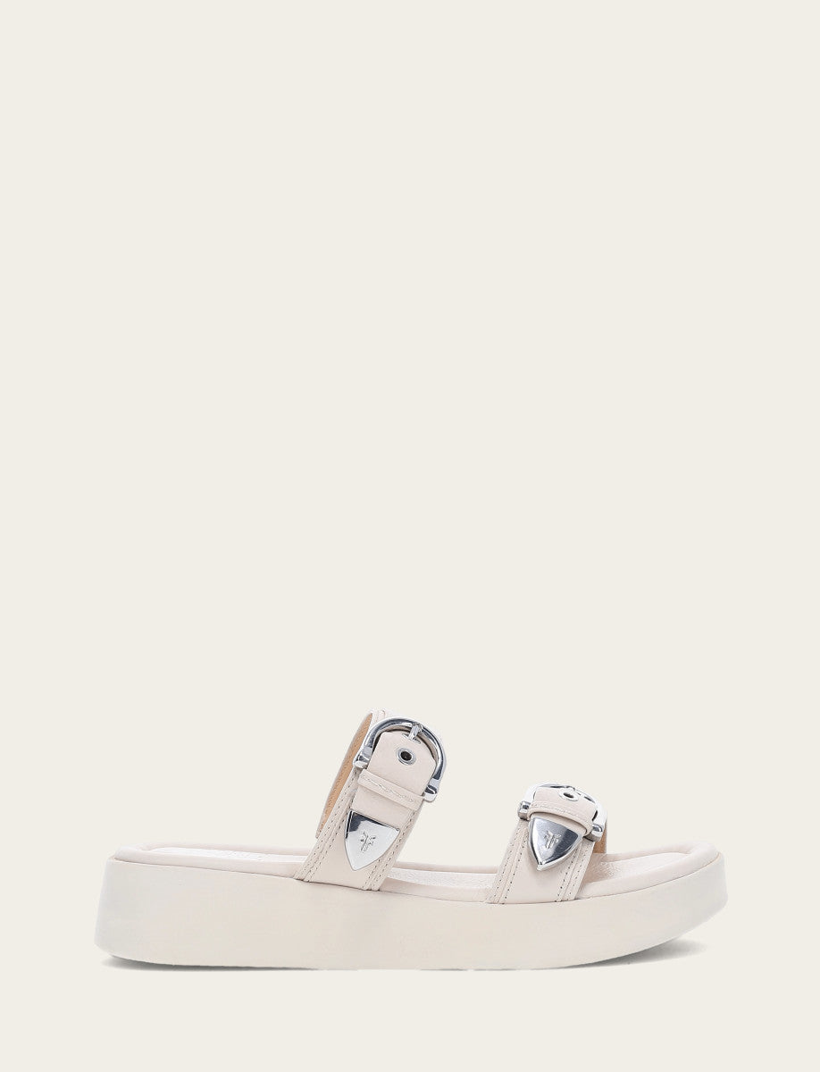 Ivory Sandals Frye Women's Ivory Maya Buckle Sandals
