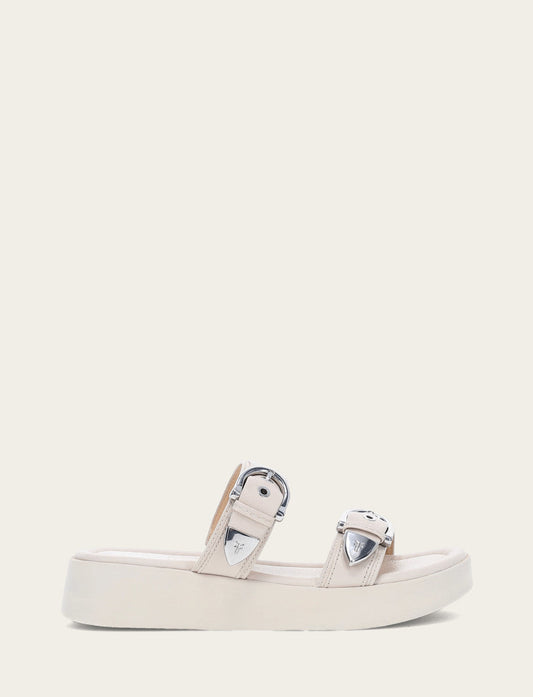 Ivory Sandals Frye Women's Ivory Maya Buckle Sandals