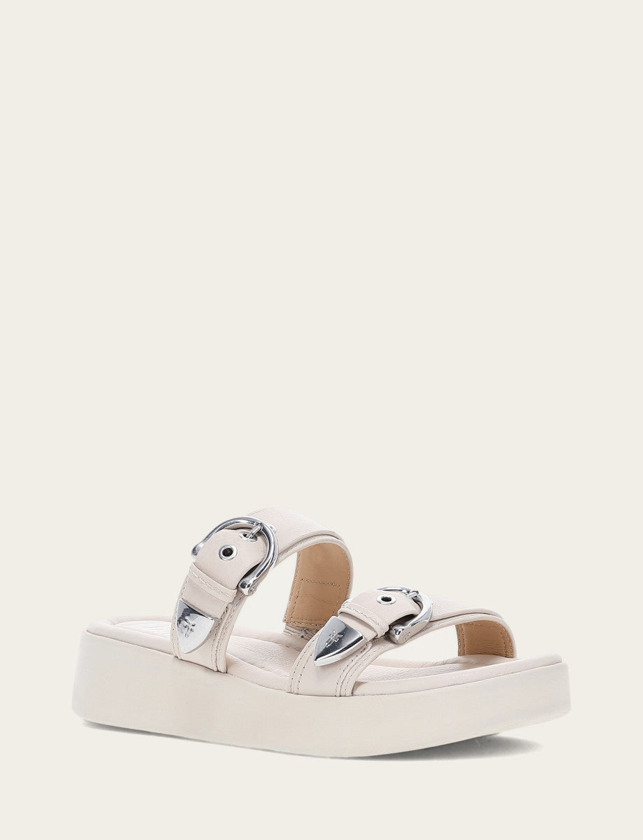 Ivory Sandals Frye Women's Ivory Maya Buckle Sandals