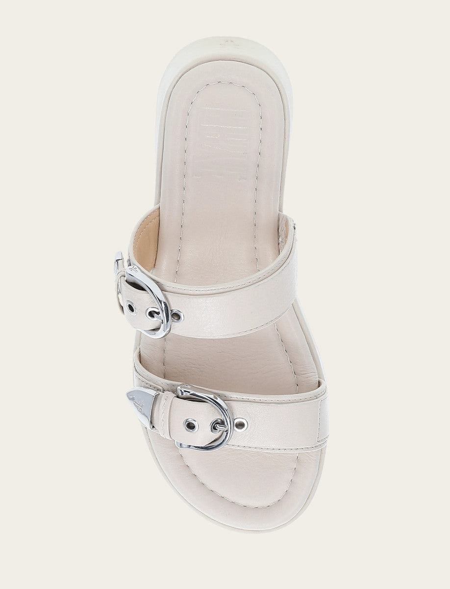 Ivory Sandals Frye Women's Ivory Maya Buckle Sandals