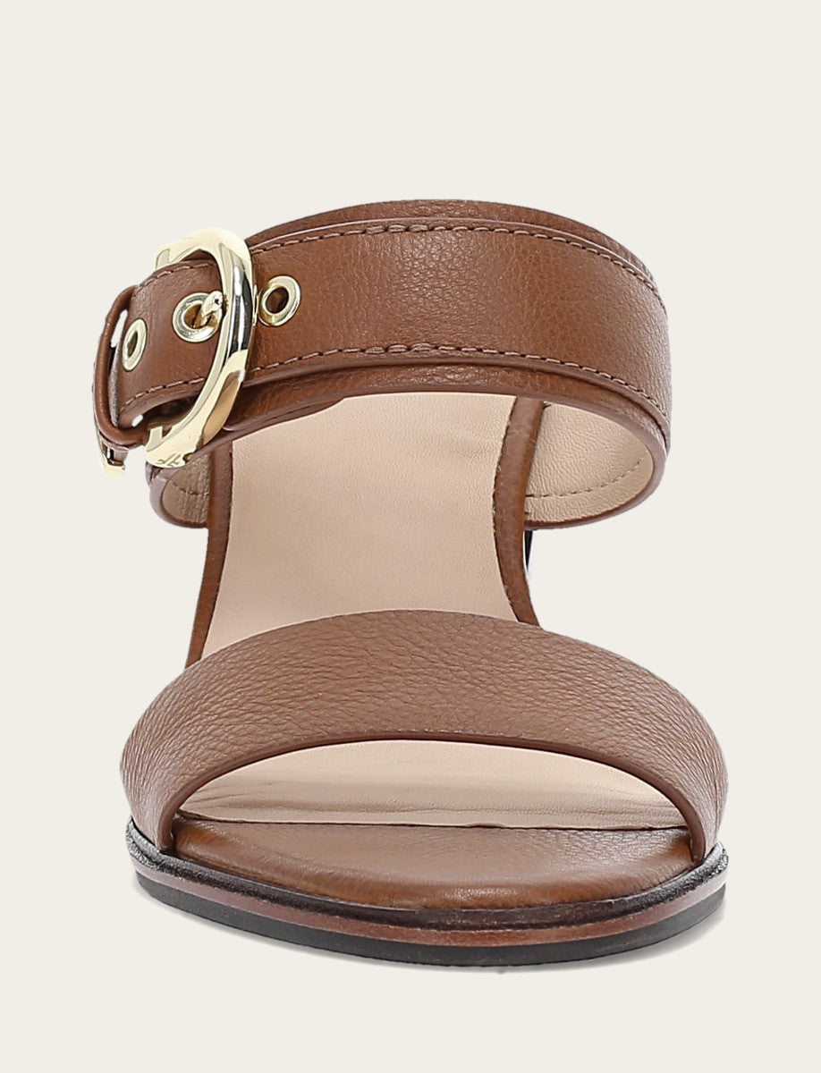 Dark Latte Sandals Frye Women's Dark Latte Stella Buckle Slide Sandals