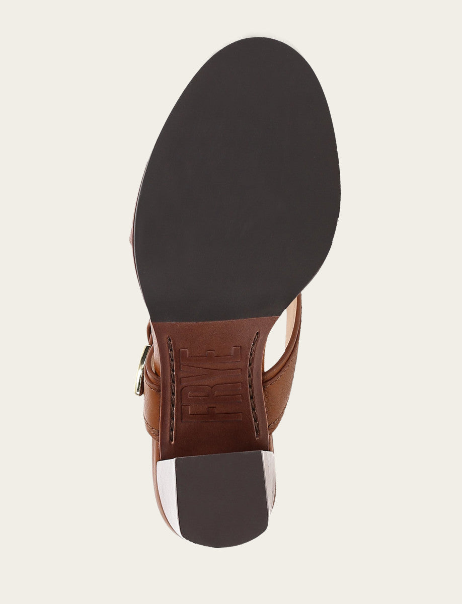Dark Latte Sandals Frye Women's Dark Latte Stella Buckle Slide Sandals