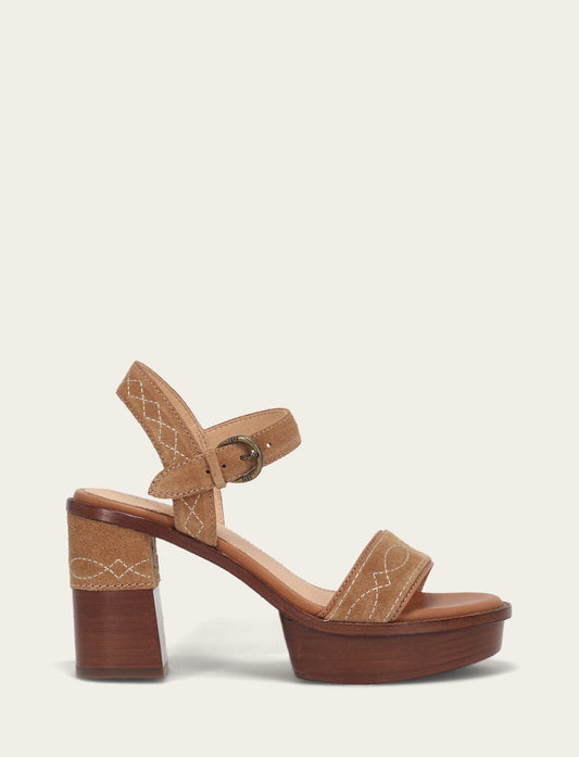 Almond Sandals Frye Women’s Almond Pipa Woodstock Sandals