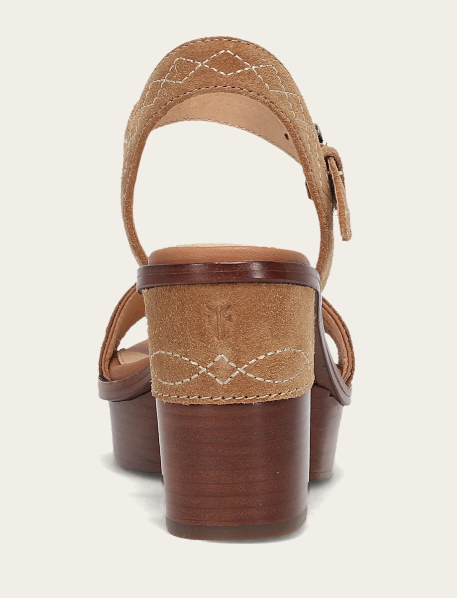 Almond Sandals Frye Women’s Almond Pipa Woodstock Sandals