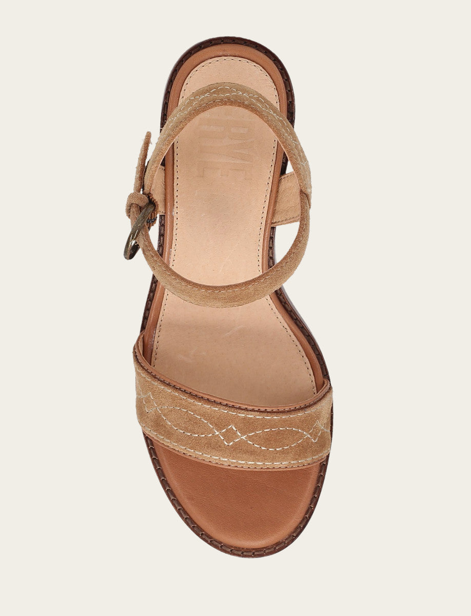 Almond Sandals Frye Women’s Almond Pipa Woodstock Sandals