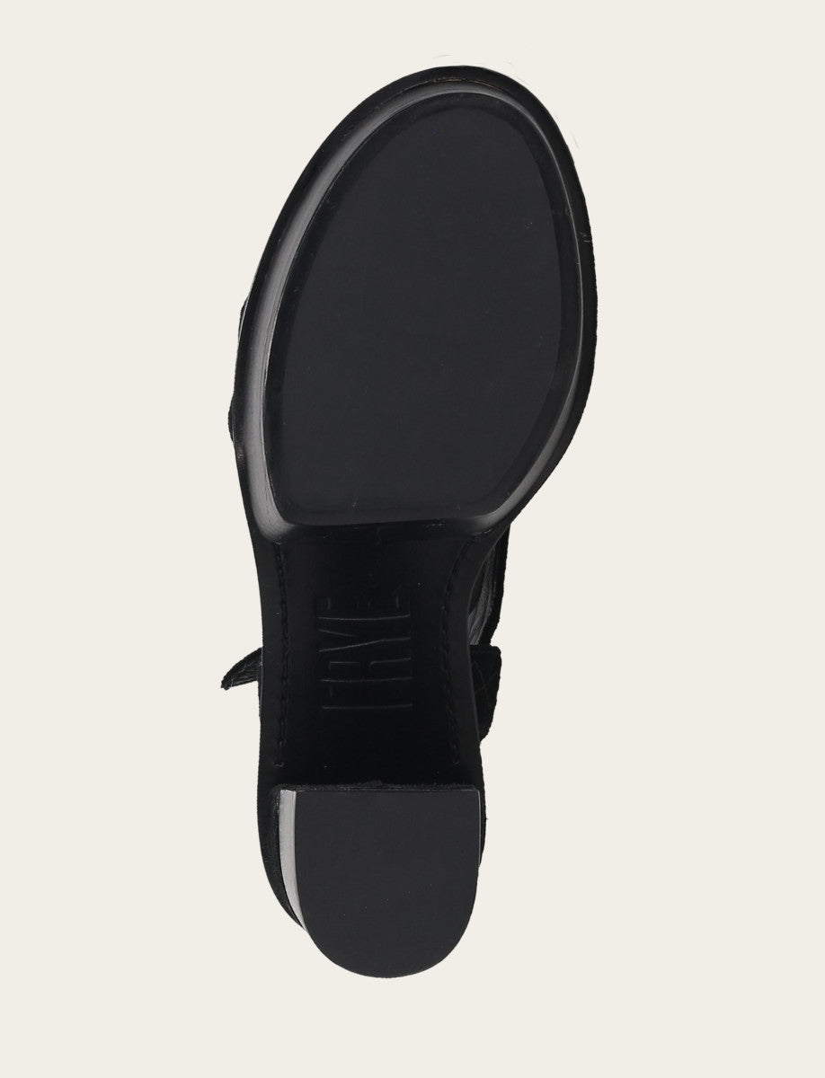 Black Sandals Frye Women’s Black Pipa Woodstock Sandals