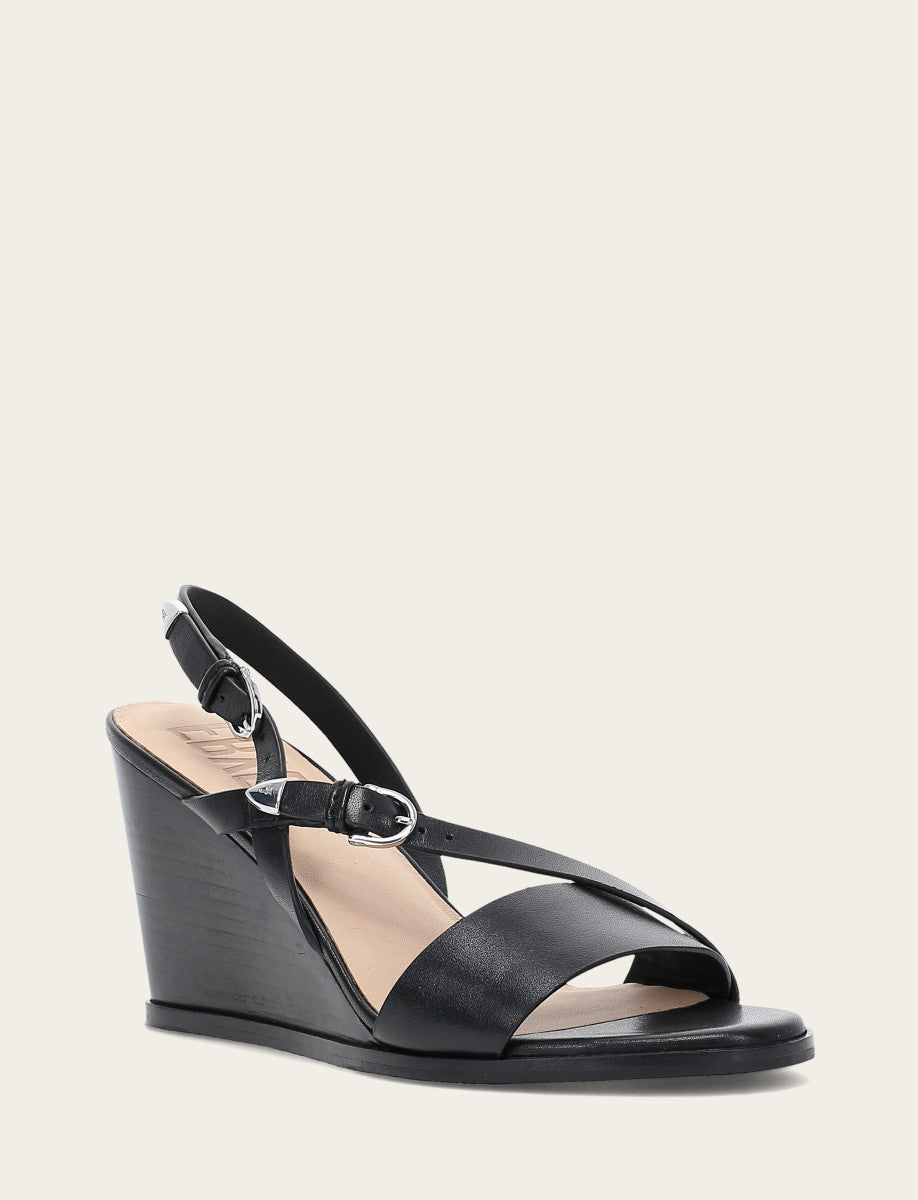 Black Sandals Frye Women's Black Rachel Buckle Sandals