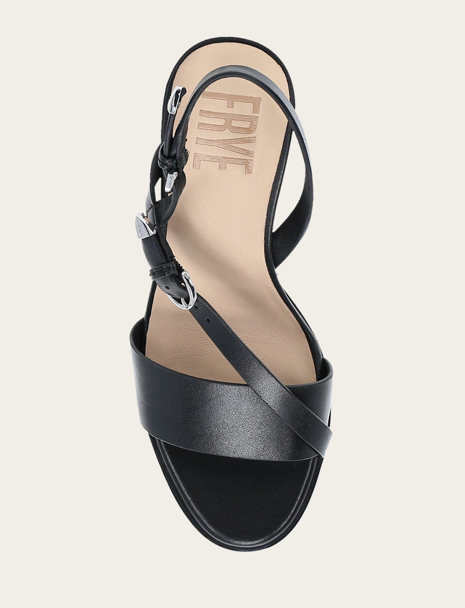 Black Sandals Frye Women's Black Rachel Buckle Sandals