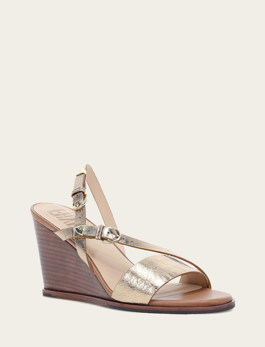 Dark Gold Sandals Frye Women's Dark Gold Rachel Buckle Sandals