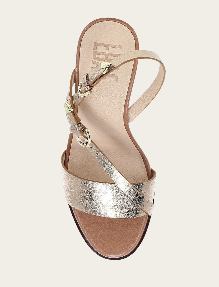Dark Gold Sandals Frye Women's Dark Gold Rachel Buckle Sandals