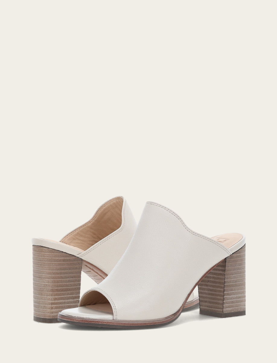 Ivory Sandals Frye Women's Ivory Stella Mule Sandals