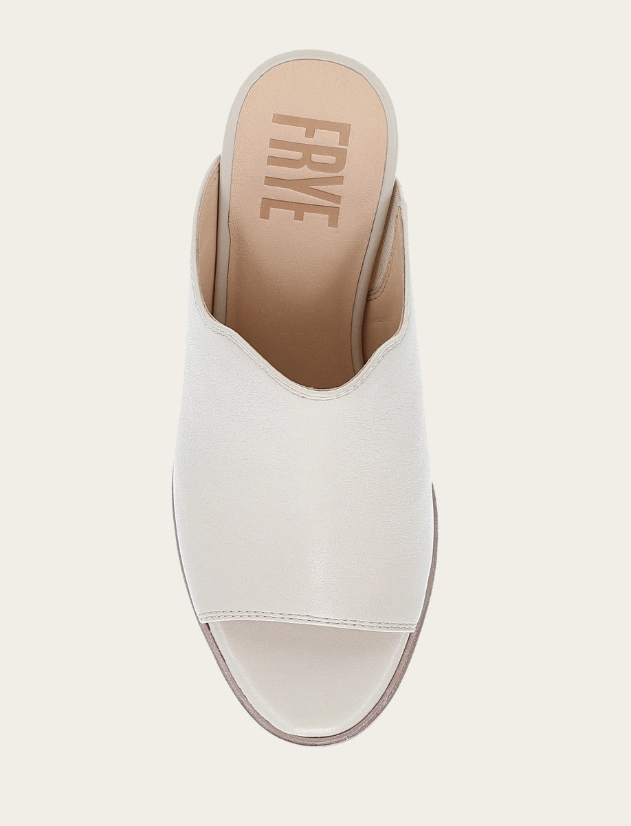 Ivory Sandals Frye Women's Ivory Stella Mule Sandals