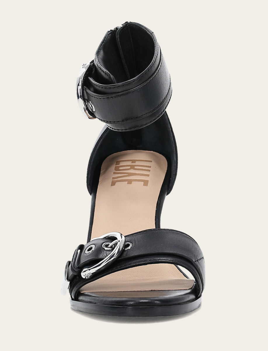 Black Sandals Frye Women's Black Rachel 2 Piece Sandals