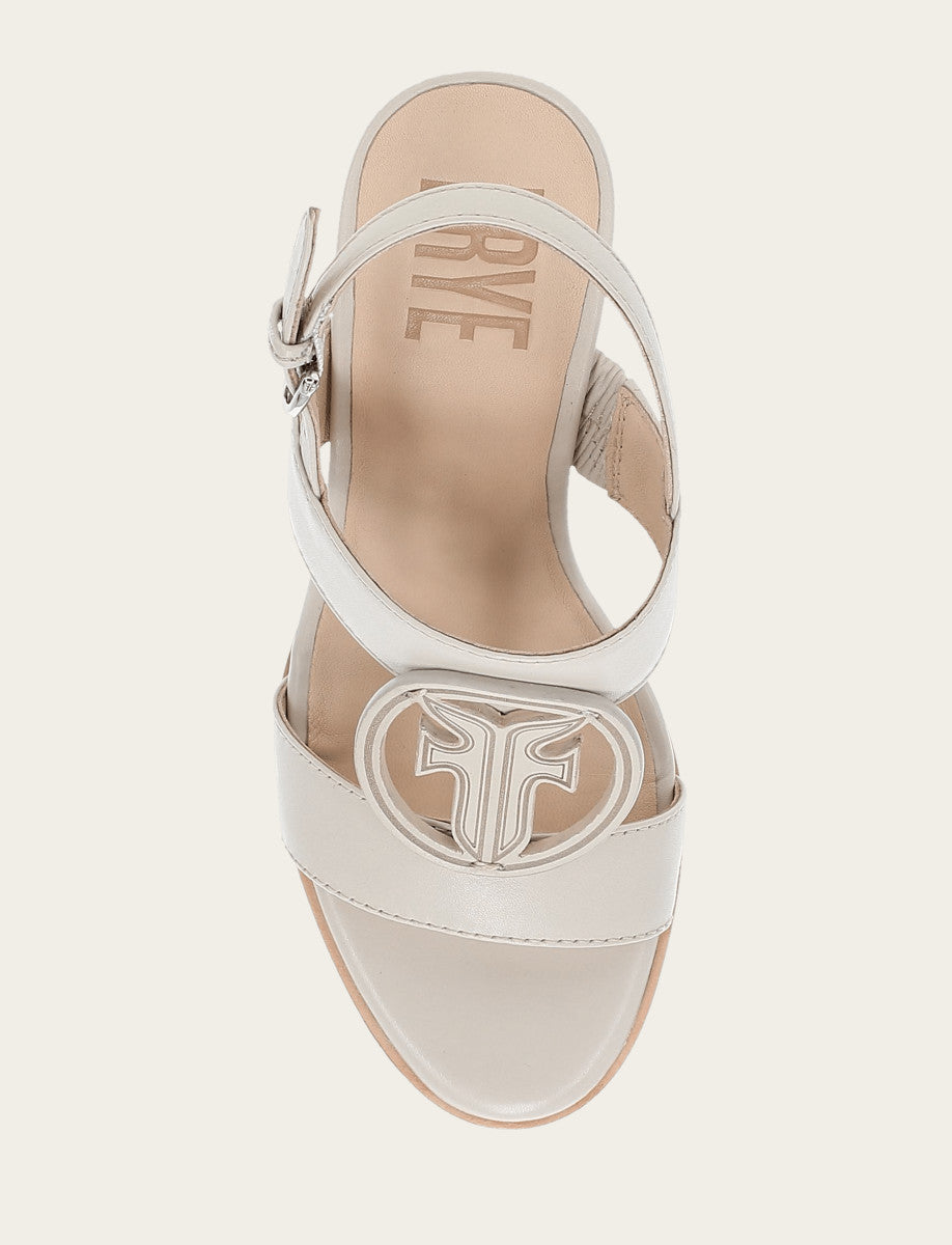 Ivory Sandals Frye Women's Ivory Rachel Logo Sandals