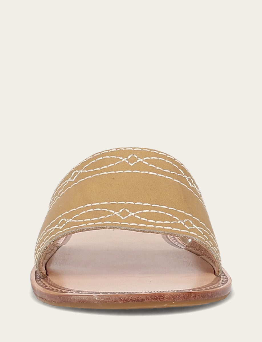 Banana Sandals Frye Women's Banana Ava Woodstock Slide Sandals